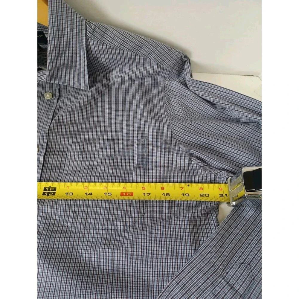Banana Republic 100% cotton Button Up‎ Shirt Mens Medium 15 - 15 1/2 EUC